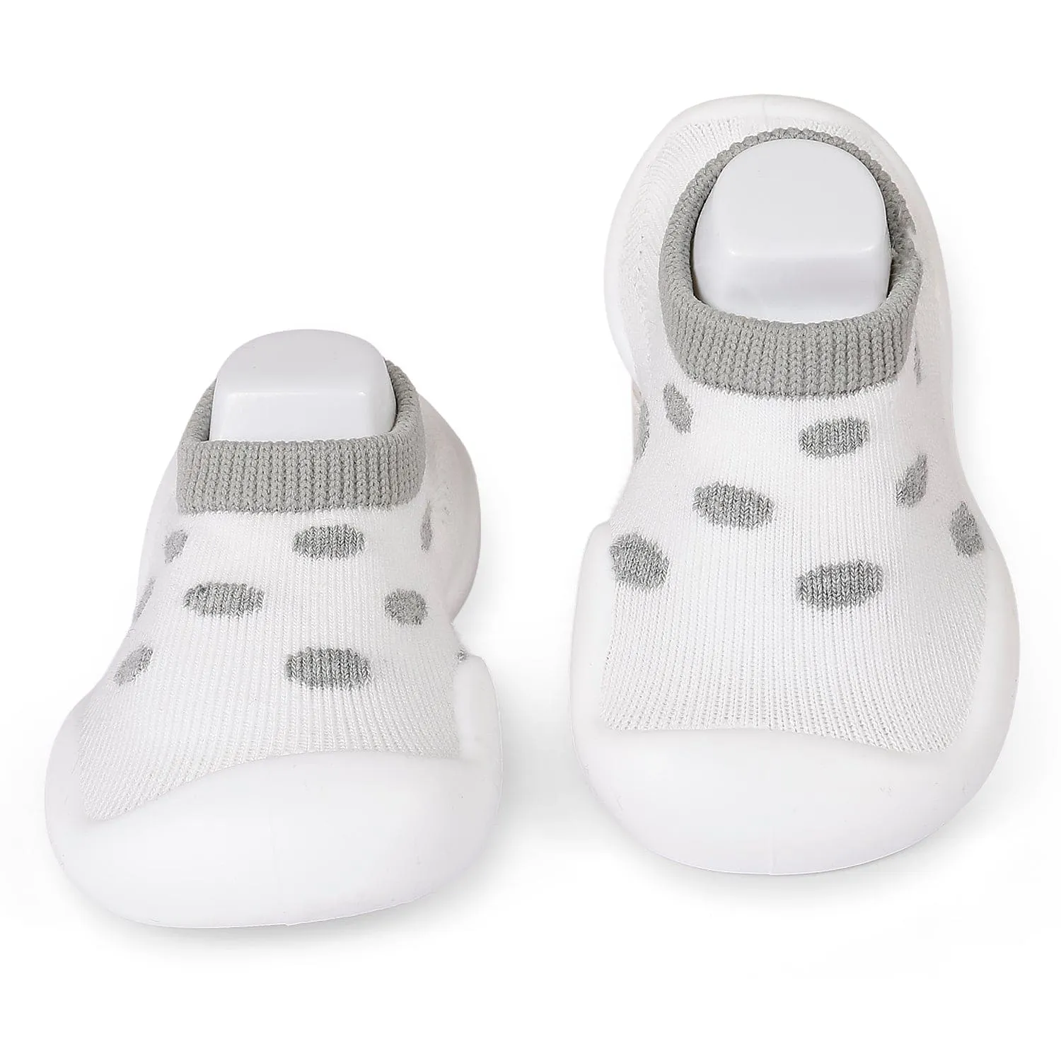 Slip-On Shoes Polka Dots Grey