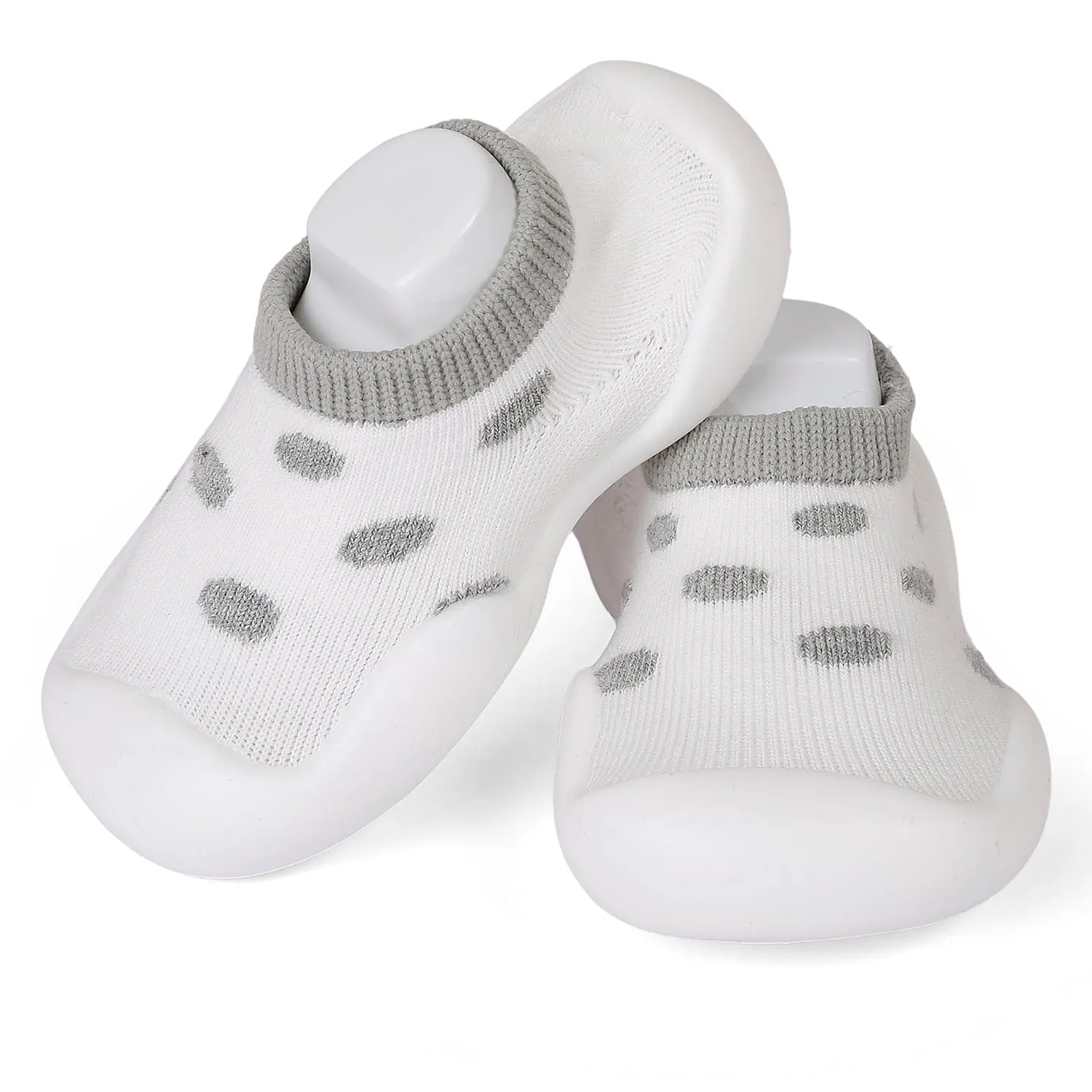 Slip-On Shoes Polka Dots Grey