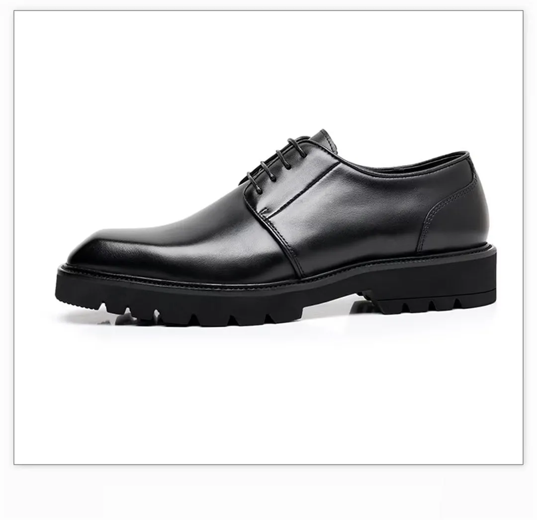 Sophisticated Square-Toe Men's Dress Shoes