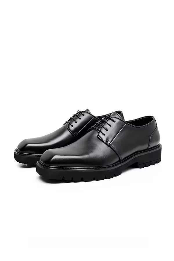 Sophisticated Square-Toe Men's Dress Shoes