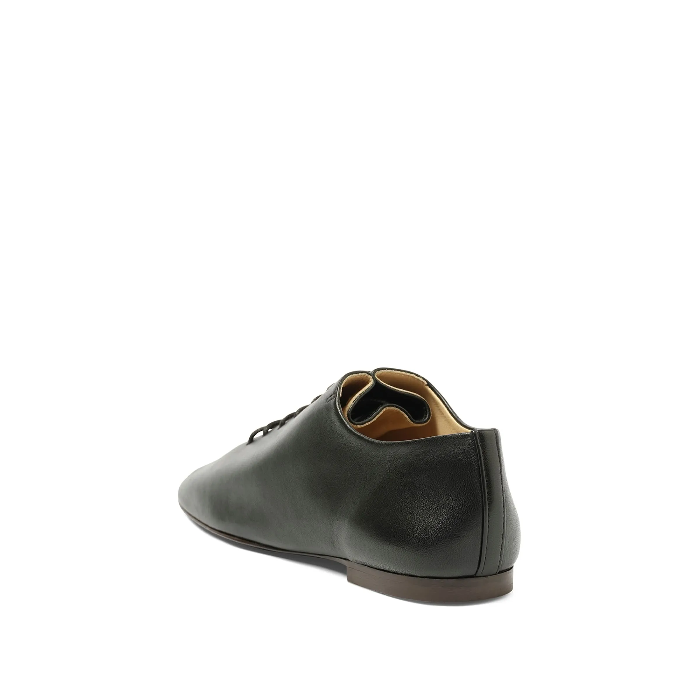 Souris Classic Flat Derby in Black