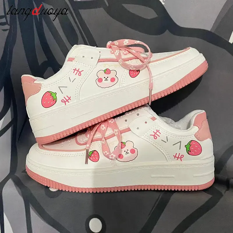 Strawberry Bear Sneakers