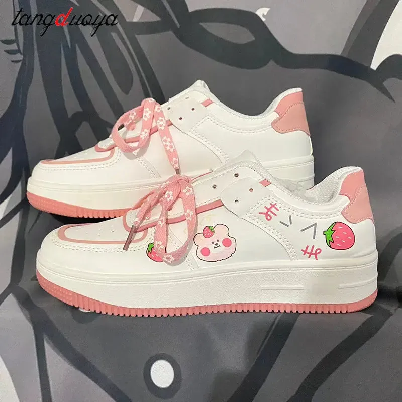 Strawberry Bear Sneakers